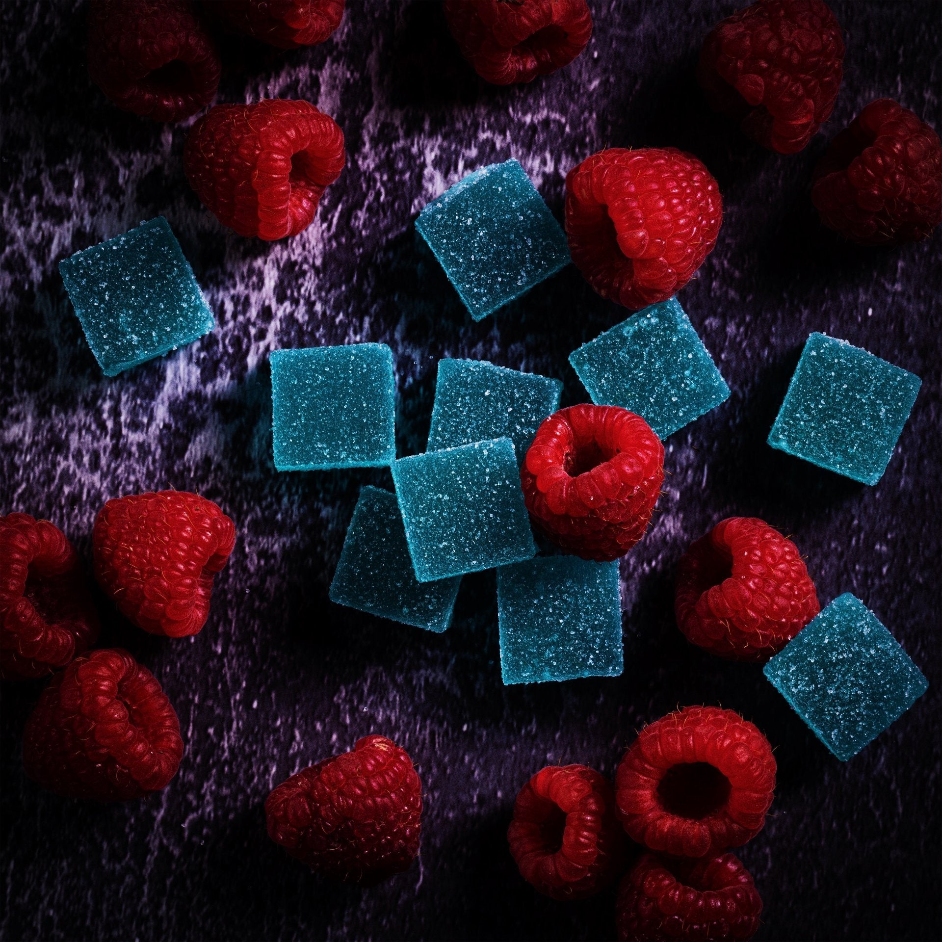 Indica Blue Raspberry Gummies - Relax