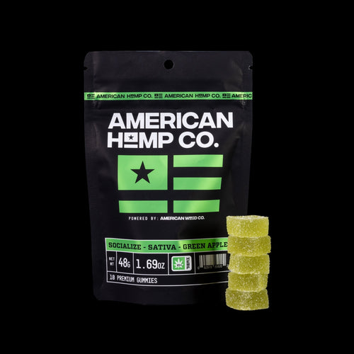 Sativa Green Apple Gummies - Socialize